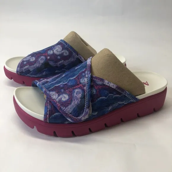 Alegria by PG Lite Airie Slides Comfort Sandals Such A Monet Multi Size 37