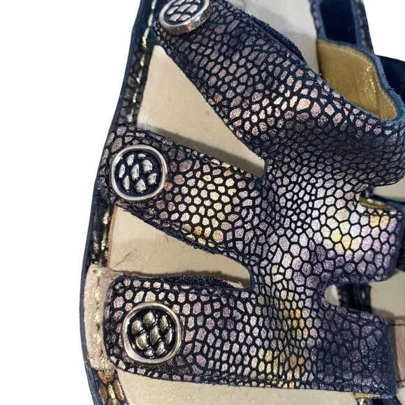 Alegria Venice Bronze Mosaic Slip on leather sandals comfort shoes women’s  37
