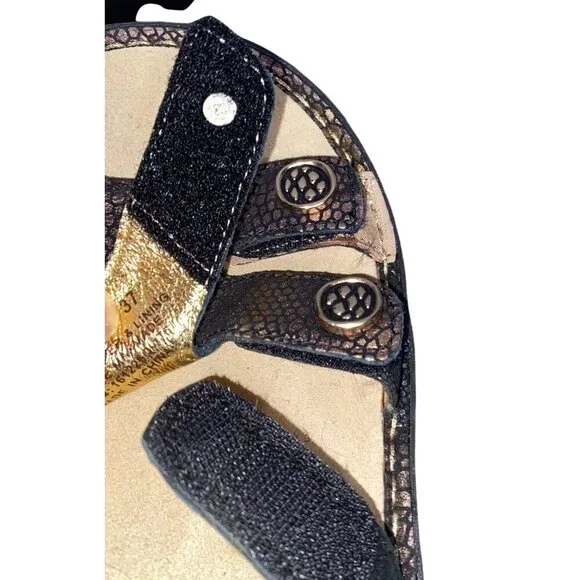 Alegria Venice Bronze Mosaic Slip on leather sandals comfort shoes women’s  37