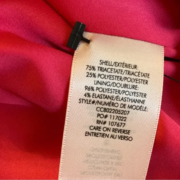 ALICE AND OLIVIA Bergen Watermelon Pink Satin Blazer Jacket NWT
