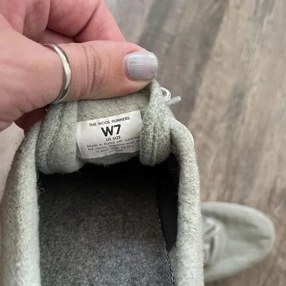 Allbirds Mint Green Wool Runners Size 7