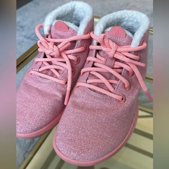 Allbirds Shoes Sneakers Women's Wool Runner-up Mizzle Fluffs Calm Coral