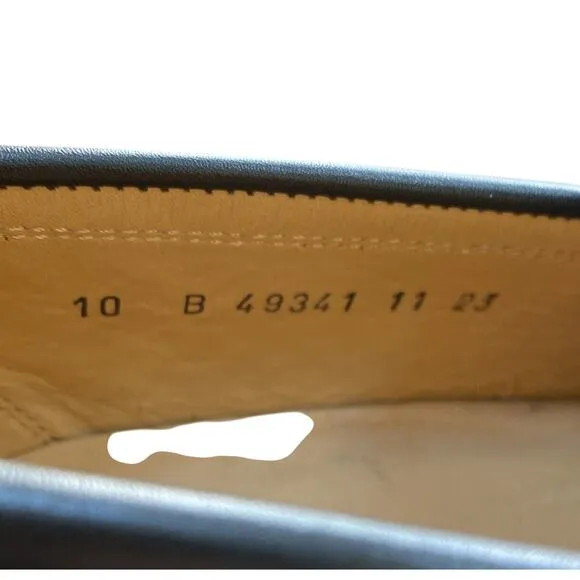 Allen Edmonds &quot;Positano&quot; Loafers Handmade In Italy Mens 10B Black Leather Shoes