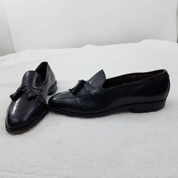 Allen‎ Edmonds Grayson 9.5 D Blue Tassel Loafers Wo