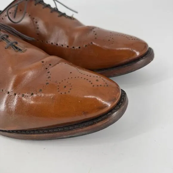 Allen Edmonds shoes 11.5 brown leather fairfax loafers office career dress work