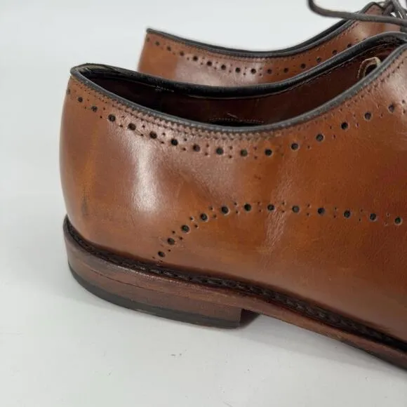 Allen Edmonds shoes 11.5 brown leather fairfax loafers office career dress work
