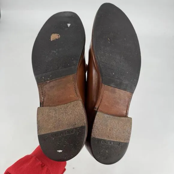 Allen Edmonds shoes 11.5 brown leather fairfax loafers office career dress work