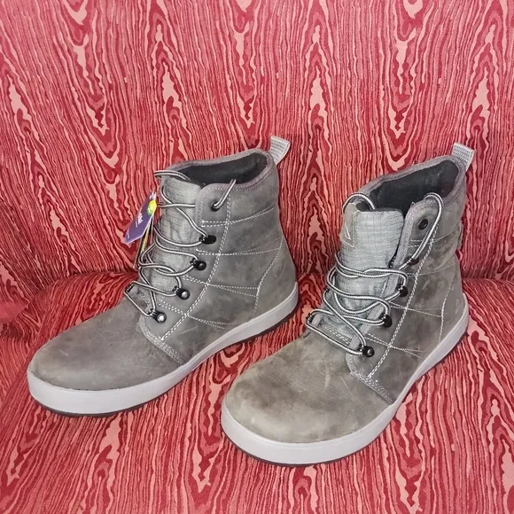 ALPINE KAMIK EZRA VIBRAM Lace-Up Gray Boots Man's Sz 9.5
