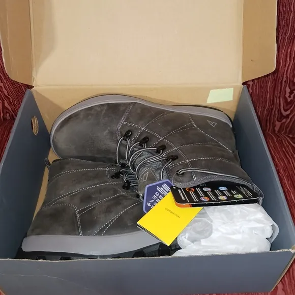 ALPINE KAMIK EZRA VIBRAM Lace-Up Gray Boots Man's Sz 9.5