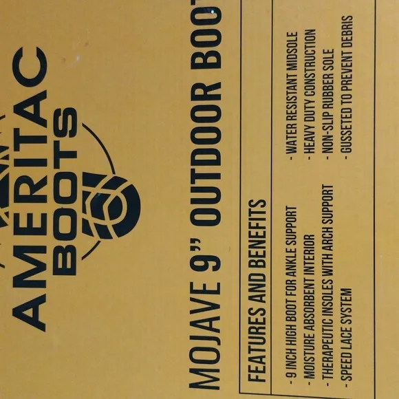 Ameritac Mojave 9&quot; Boot size 11