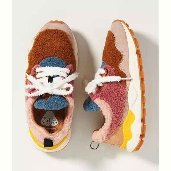 Anthropologie Flower Mountain Pampas Sneakers Size/8