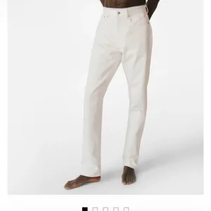 APC L'ETIQUETTE Le Jean 33x32 white denim jeans straight relaxed