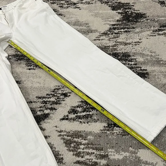 APC L'ETIQUETTE Le Jean 33x32 white denim jeans straight relaxed