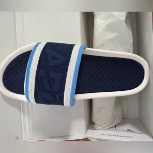 APL/ Athletic Propulsion Labs Big Logo TechLoom Slide Seasalt/Coastal Blue/Navy