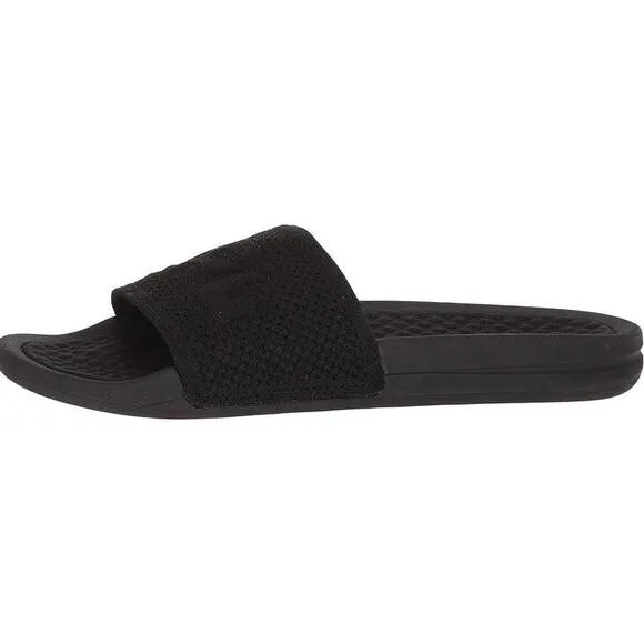 APL Big Logo Techloom Slide Sip On Sandals Black Women's Size 9