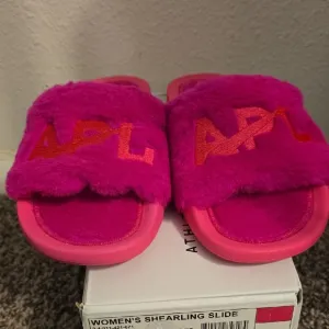 APL Women's Shearling Slide Sandals - Pink
