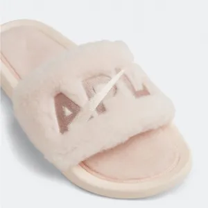 APL:Athletic Propulsion Labs Women Sheepskin Sandal, Cream/Pink Powder Sz 8 NEW