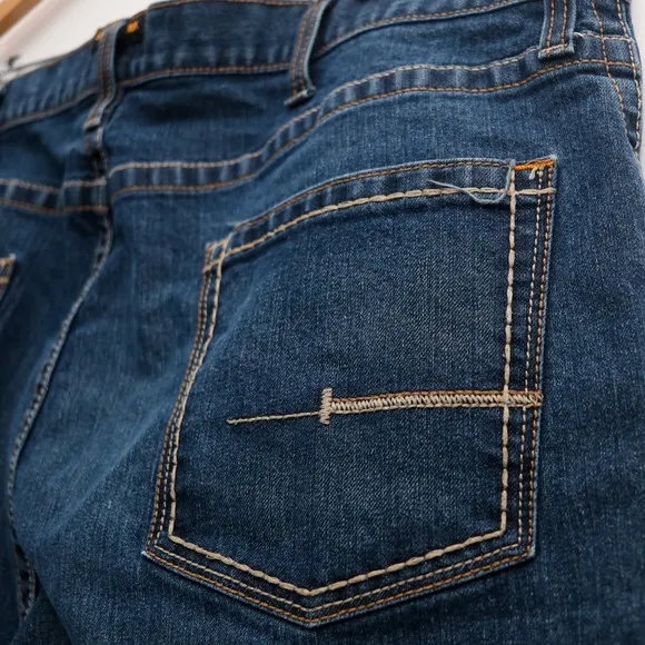 Ariat Rebar Jeans Men's 42x32 Relaxed Boot Cut Workwear Durable Denim