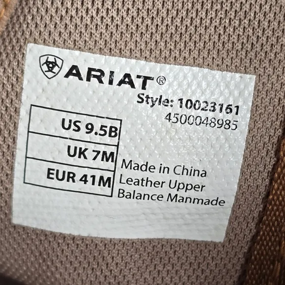 Ariat Round Up Outfitter Western Boot Women's 9.5B