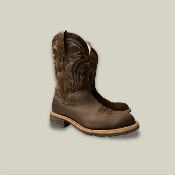 Ariat Waterproof Cowboy Boots – Men’s Size 10 D Rugged &amp; Ready