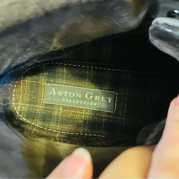 ASHTON GREY COLLECTION Mens Gray Boots