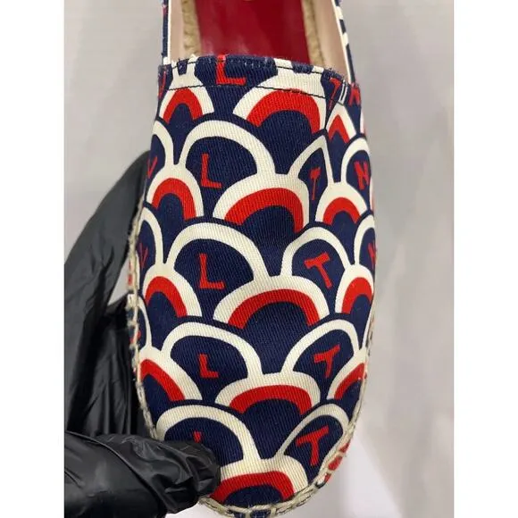 Auth Valentino Garavani Scale Print Espadrille Flat Shoes Slip On Sz 41/US 10