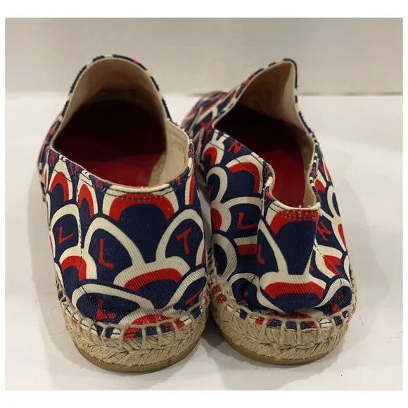 Auth Valentino Garavani Scale Print Espadrille Flat Shoes Slip On Sz 41/US 10
