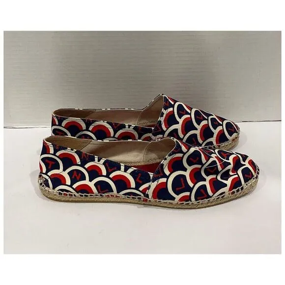 Auth Valentino Garavani Scale Print Espadrille Flat Shoes Slip On Sz 41/US 10