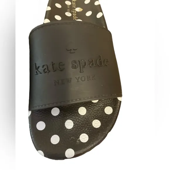 Authentic Kate Spade Sunny Polka Dot Slides