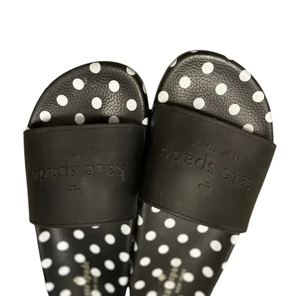 Authentic Kate Spade Sunny Polka Dot Slides