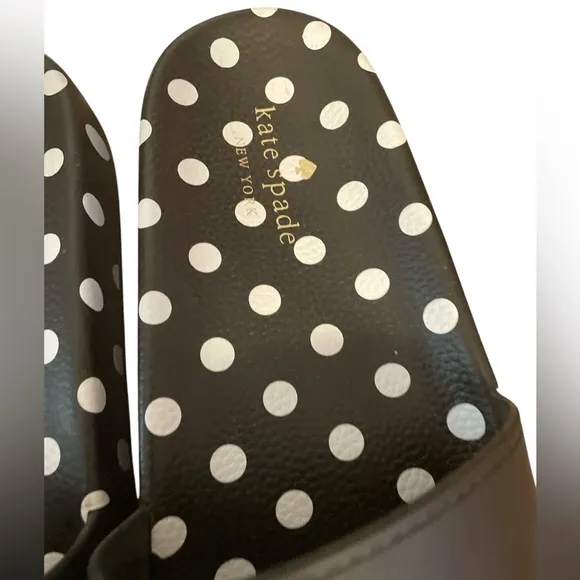 Authentic Kate Spade Sunny Polka Dot Slides