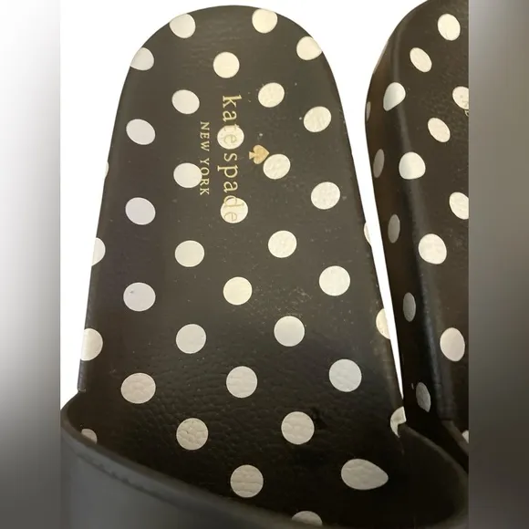 Authentic Kate Spade Sunny Polka Dot Slides