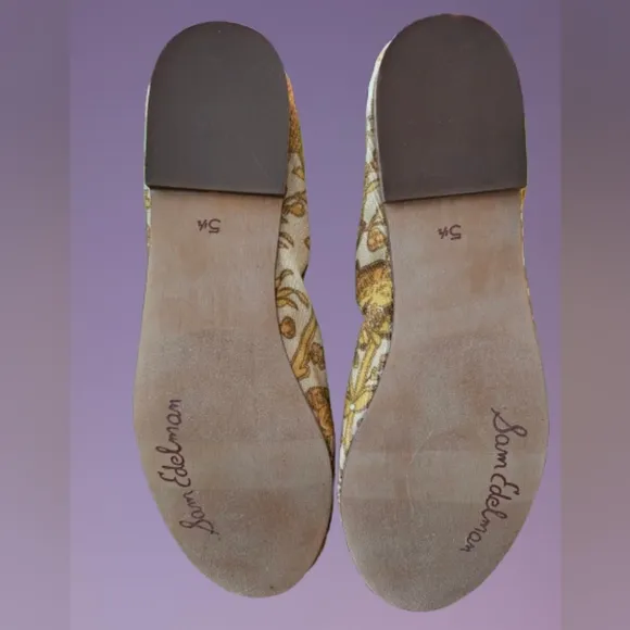 📣Authentic Sam Edelman Felicia Ballet Flats  🆕 In  Box Size 5️⃣ SE Logo Charm
