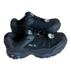 Authentic Skechers Mens Cankton Steel Toe Memory Foam Construction Shoe Size 10