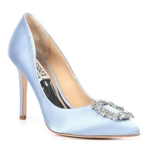 Badgley mischka Cher Crystal Embellished Pump size 7 like new box and dust bag