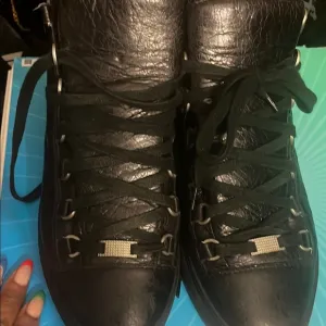 Balenciaga Black Leather Boots