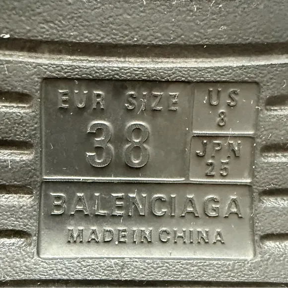 [Balenciaga] Black Mold Slide Sandals