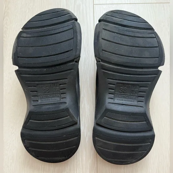 [Balenciaga] Black Mold Slide Sandals