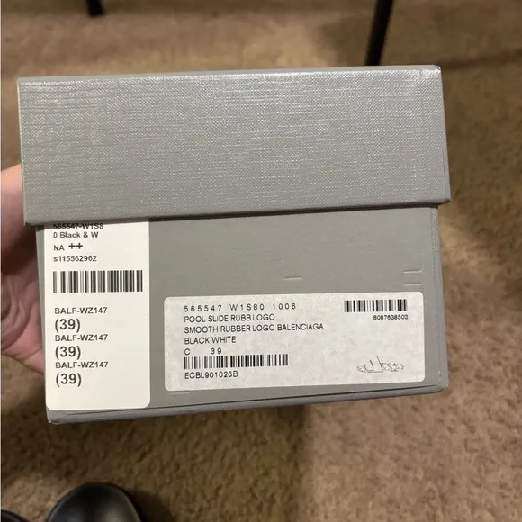 Balenciaga Black Slides