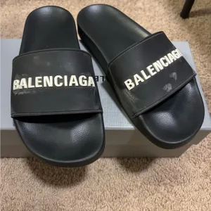 Balenciaga Black Slides