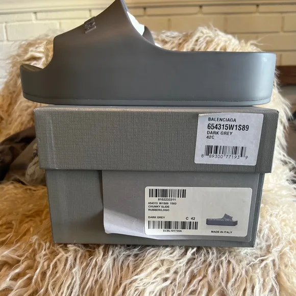 Balenciaga Gray Women’s Slides