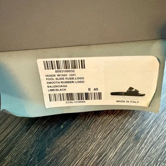 Balenciaga Neon Yellow Slides