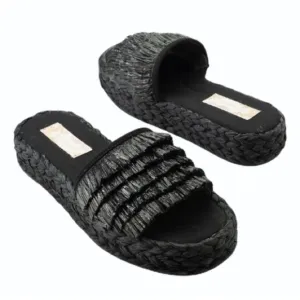 ✨BAND OF GYPSIES✨Hula Raffia Slide Sandals