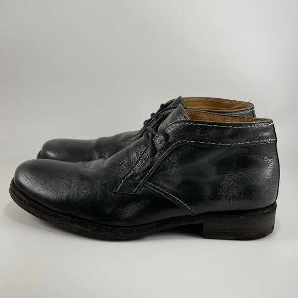 Bed Stu Draco Chukka Men’s Size 8 Black Leather Lace Up Boots Mexico Style 702