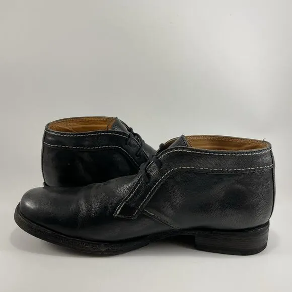 Bed Stu Draco Chukka Men’s Size 8 Black Leather Lace Up Boots Mexico Style 702