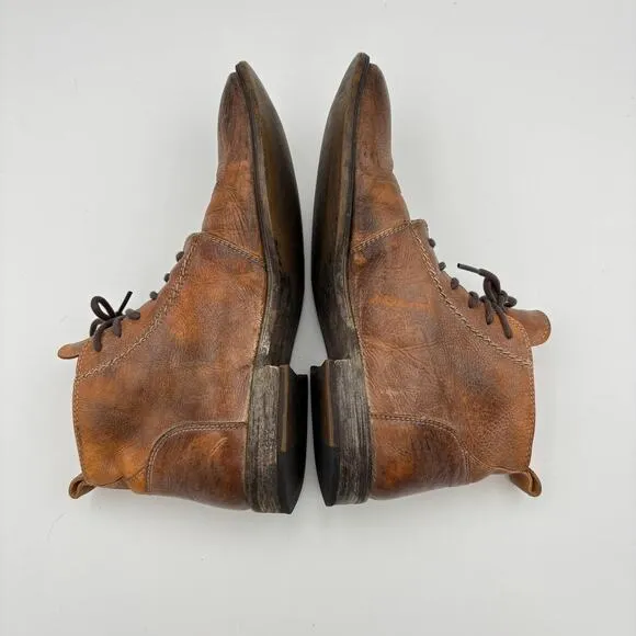 Bed Stu Workshop Leather Lace Up Cobbler Boots Men's 10.5