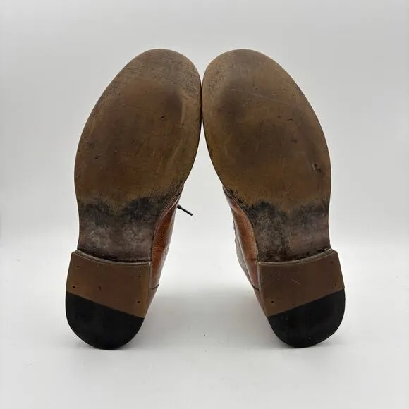 Bed Stu Workshop Leather Lace Up Cobbler Boots Men's 10.5