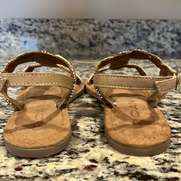 Bed|Stu Bead &amp; Rhinestone Sandals