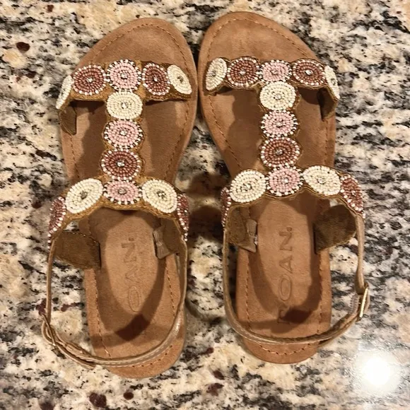 Bed|Stu Bead &amp; Rhinestone Sandals