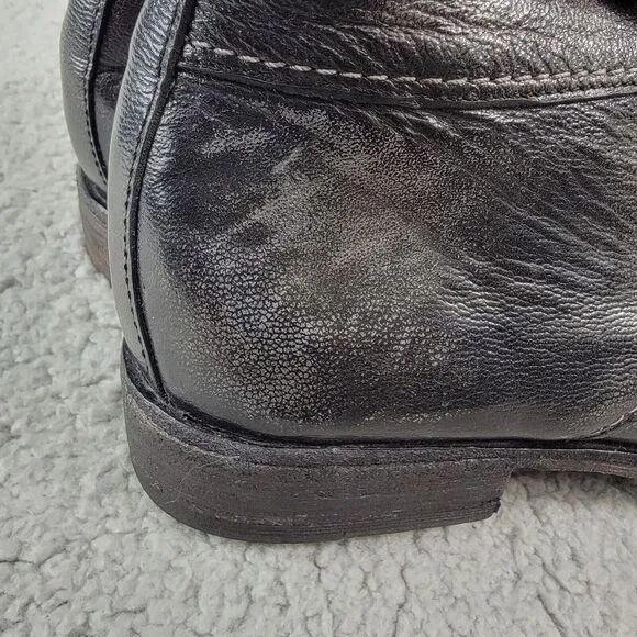 BedStu Cobbler Series Black Leather Lace-Up Chukka Boots Men's Size 8.5 READ!